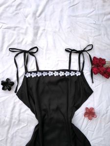 Corset Back Strappy Kurti 🖤