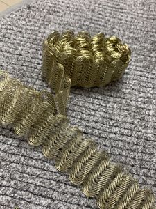3 Meter Designer Light Gold Lace Border Sale