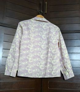 Women Printed Design Casual Open Shrug
