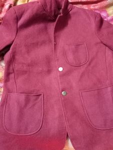 42 Mehroon Coat