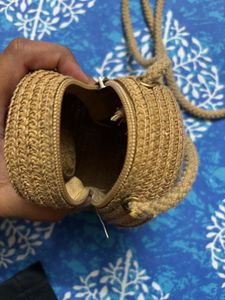 Cute Daisy Straw Crossbody Bag