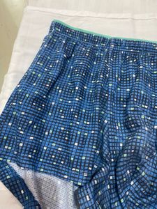 Blue Patterned Boxers 30-34
