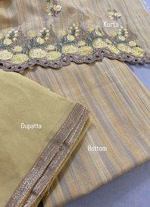 Cut Work Design Suit