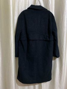Classic Dark Blue  Wool Coat
