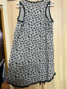 Butterfly Printed Night Dress