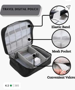 Black Travel Pouch