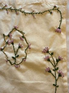 Floral Embroidered Tote Bag