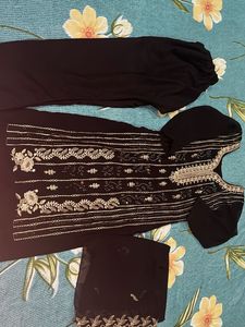 Elegant Black Kurta Set