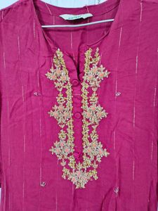 Elegant Maroon Kurta