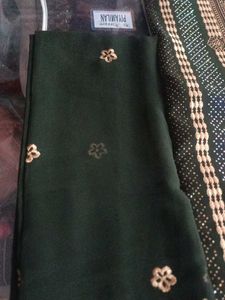 Elegant Dark Green Embellished Suit