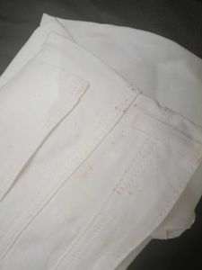 Mettle White Wide Leg Jeans