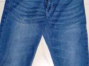 Classic Mens Straight Blue Jeans