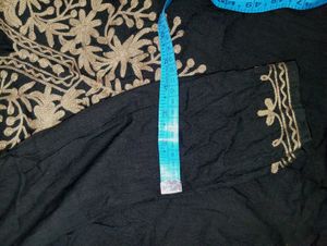 Embroidered Black Kurti🎉