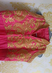 Cute Pink Anarkali Dress