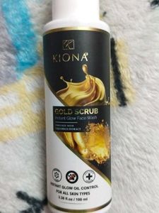 Kiona Gold Scrub Face Wash