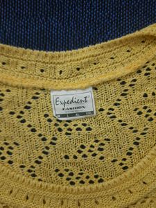 Yellow Crochet Top
