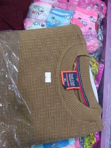 Troll Club Maroon Pullover Sweater