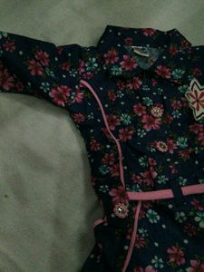 Floral Print Baby Girl's Outfit
