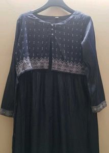 Elegant Navy Blue Kurta
