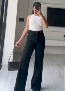 Black Flared Jeans