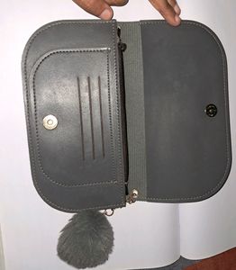 Grey Formal Clutch