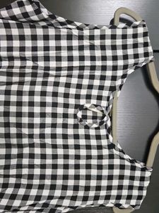 High Low Checkered Dress