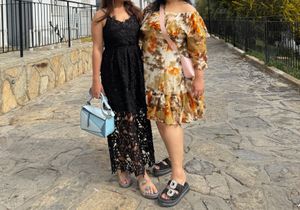 Black Lace Maxi Dress
