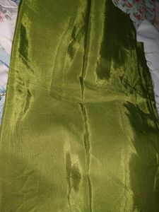 Olive Green Shimmer Fabric