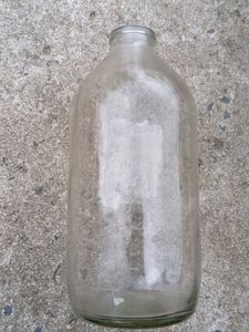 Clear Glass Bottle