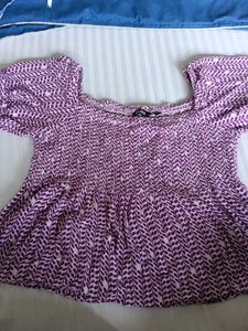 Zudio Lavender 11-12 Yrs Top