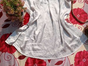 Vintage Cottage-Core Satin Top