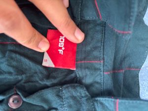 Green &amp; Red Plaid Button Up Shirt