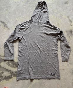 Graphic Print Hoodie T-Shirt