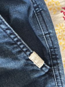 Y&amp;F Girls Denim cuffed Jeans with drawstring