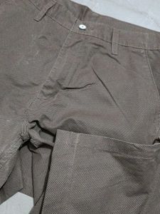 Brown Straight Leg Pants