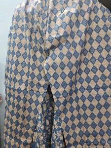 Floral Print Kurta Pillzo Set With Dupatta Size xl