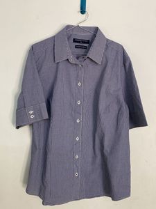 Striped Button-Down Shirt