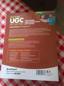 NTA UGC NET/JRF/SET Book