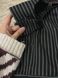 Striped Fit &amp; Flare Dress