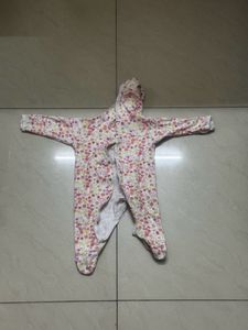 Cute Floral Baby Romper