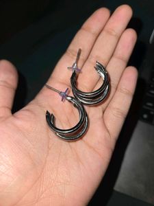 Korean Silver Earring