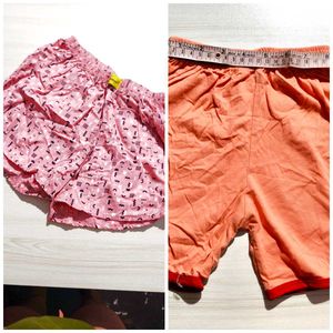 🌸👶 Kids’ Cute Shorts Combo — Brand New! 🩳🧡