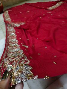 Zardozi Saree Need Dry Clean Only