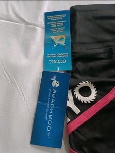 Black PIYO Spandex Stretch Booty Workout Shorts