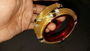 Gold-plated Bangles