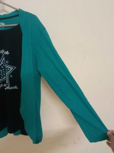 Stylish Teal Cardigan