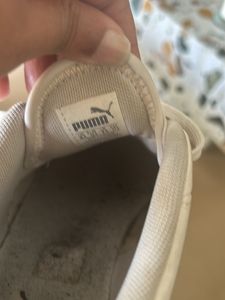Puma white shoes