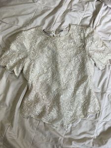 y2k short beaded kurti top