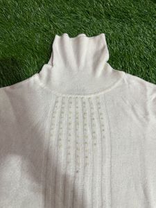 High Neck Woolen Top