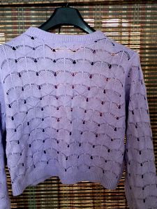 Cropped Knit Sweater